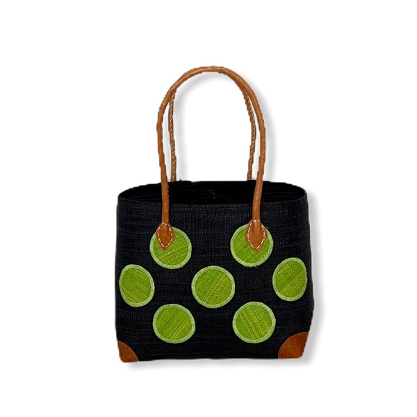 Mamy Polka Dots (Black/Green)