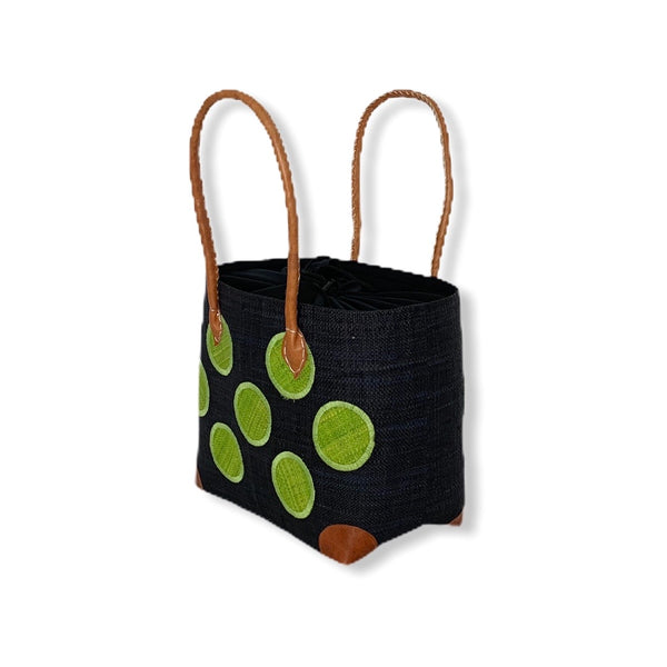 Mamy Polka Dots (Black/Green)
