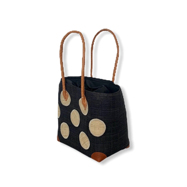 Mamy Polka Dots (Black/Tan)