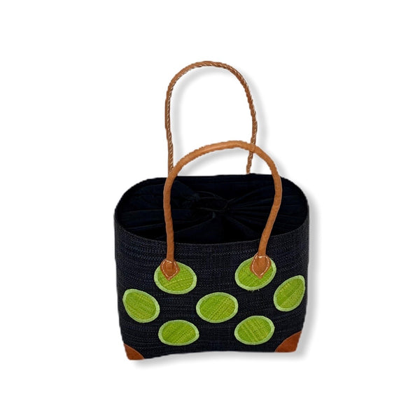 Mamy Polka Dots (Black/Green)