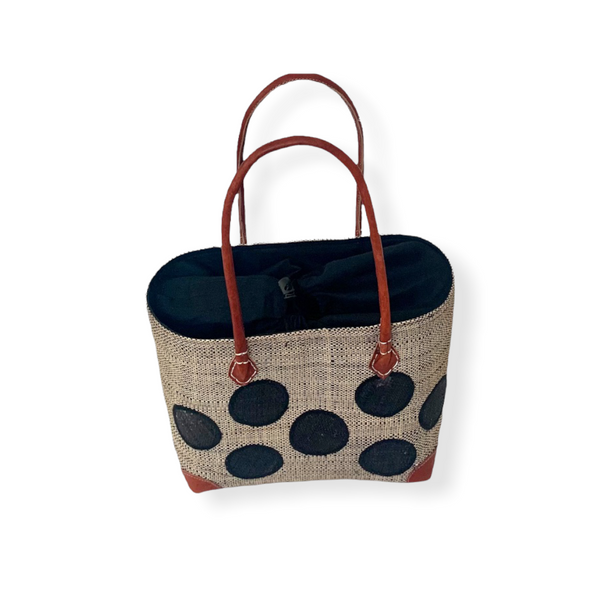 Mamy Polka Dots (Tan / Black)