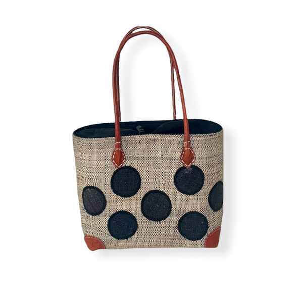 Mamy Polka Dots (Tan / Black)