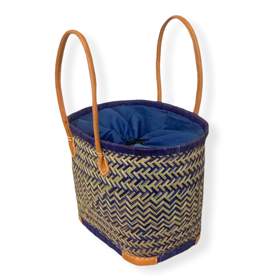BLUE×PALANG WOVEN BASKET BAG BLUE×PALANG WOVEN BASKET BAG BLUE X PALANG WOVEN BASKET BAG